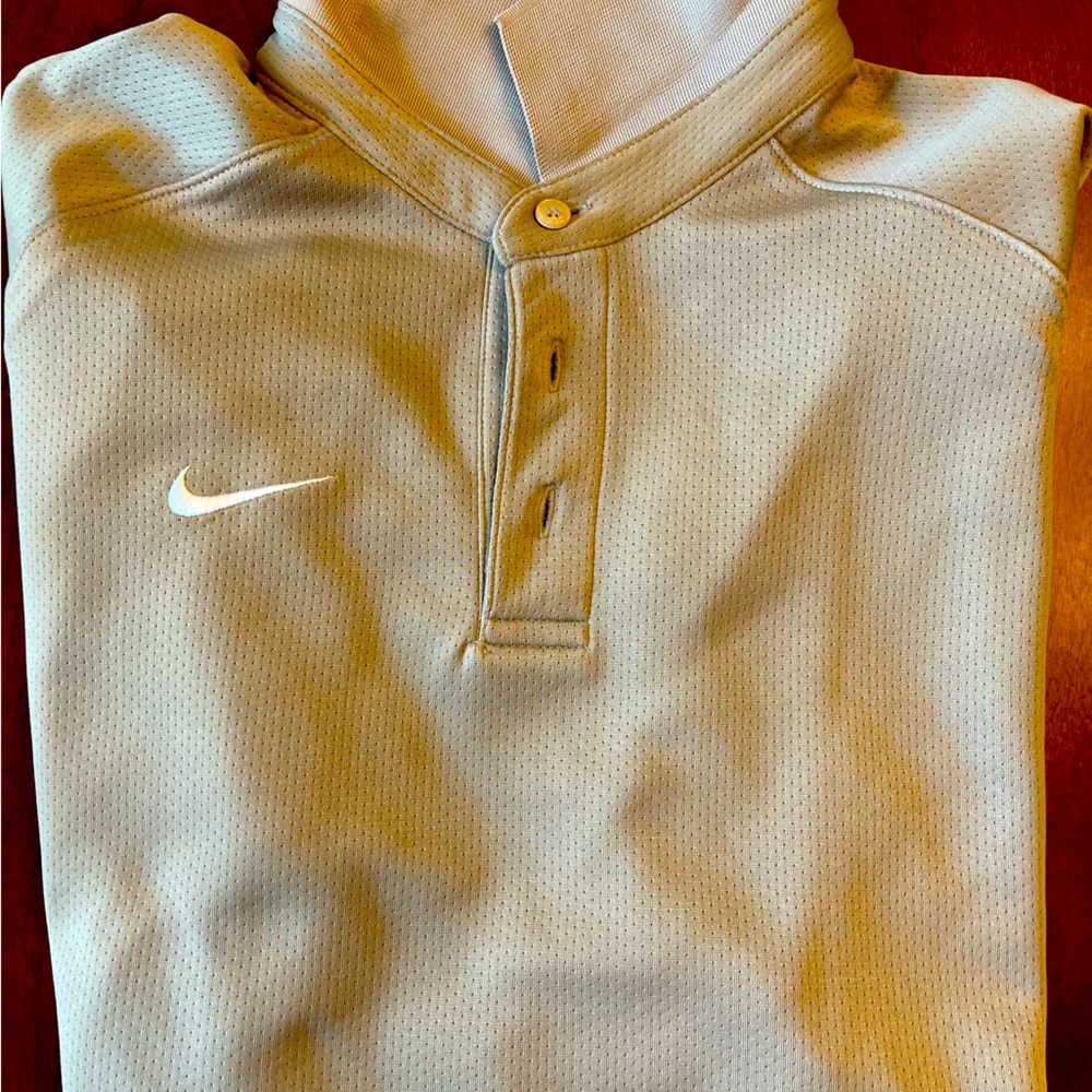 Nike Dri Fit long sleeve polo.